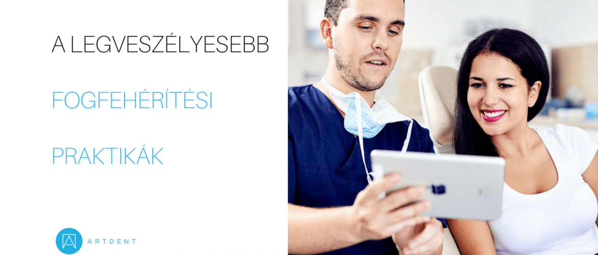 Dr. Varajti Artúr és páciense konzultál a legveszélyesebb otthoni fogfehérítési praktikákról.