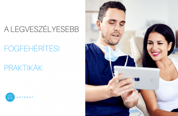 Dr. Varajti Artúr és páciense konzultál a legveszélyesebb otthoni fogfehérítési praktikákról.