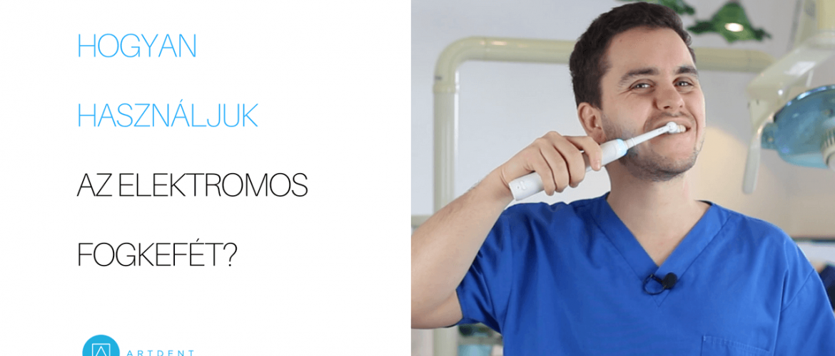 Hogyan használjuk az elektromos fogkefét borító