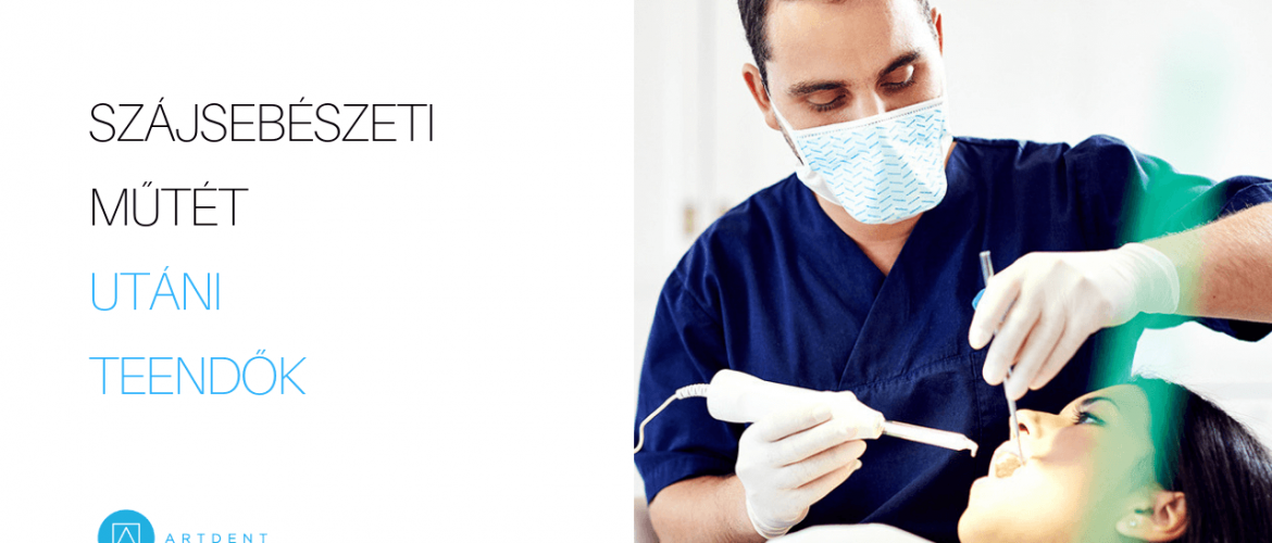 Szájsebészeti műtét utáni teendők borító