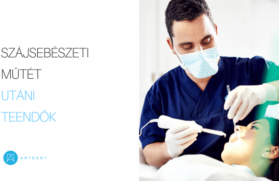 Szájsebészeti műtét utáni teendők borító