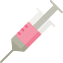 Gyökérkezelés előtt használt érzéstelenítőt ábrázoló ikon.